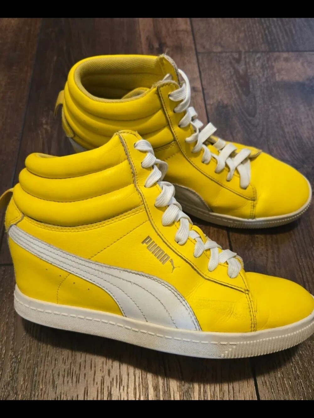 Y2K Retro Puma Wedge Sneakers Sz 9